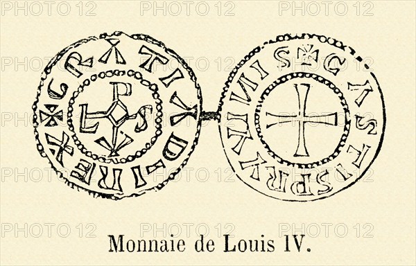 Coin of Louis IV.