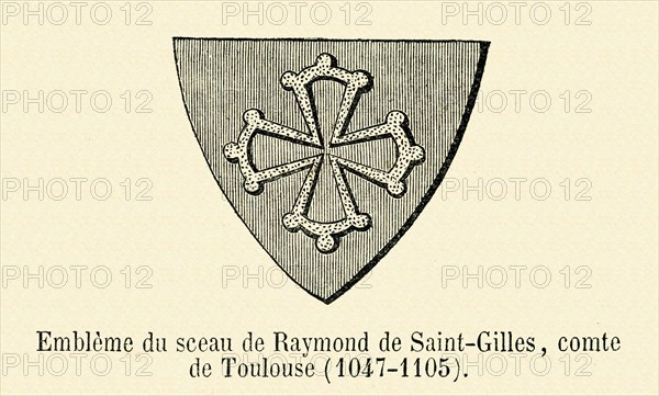 Emblem of the seal of Raymond of St Gilles
