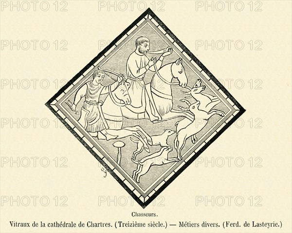Vitraux de la cathédrale de Chartres.