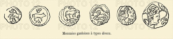 Gallic coins.