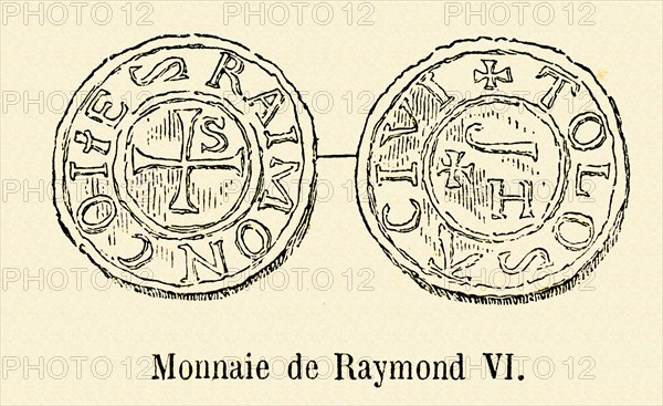 Monnaie de Raymond VI.