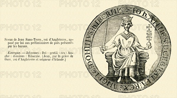 Seal of John, King of England.