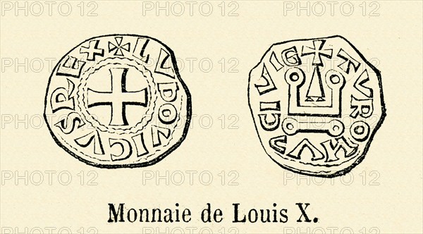Coin of Louis X.