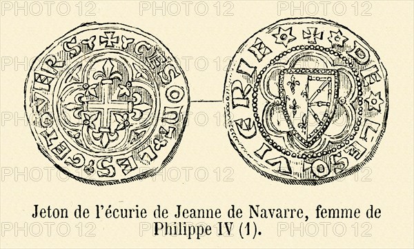 Token coin of Joan of Navarre.