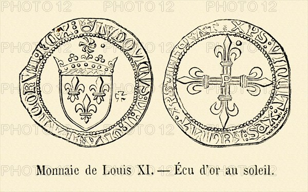 Coin of Louis XI.