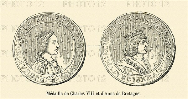 Mariage de Charles VIII et d'Anne de Bretagne.