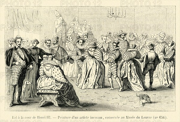 Bal à la cour de Henri III.