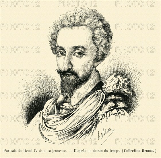 Portrait de Henri IV dans sa jeunesse.