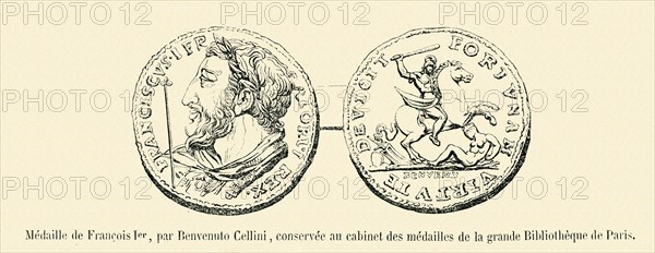 Médaille de François 1er, par Benvenuto Cellini.