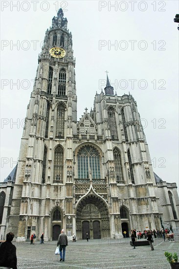 La cathédrale ND d'Anvers.