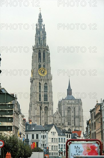 La cathédrale ND d'Anvers.