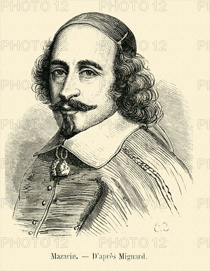 Mazarin, d'après Mignard.
