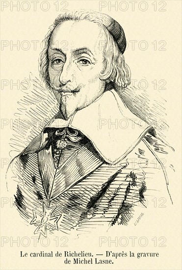 Le cardinal de Richelieu.