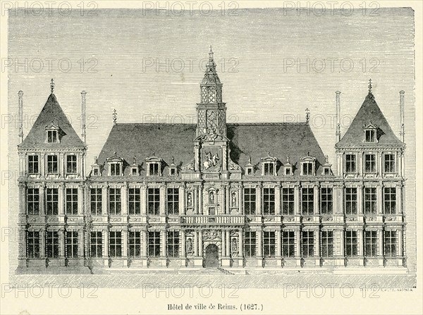 Town Hall in Reims.