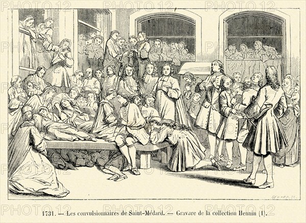 Les convulsionnaires de Saint-Médard.