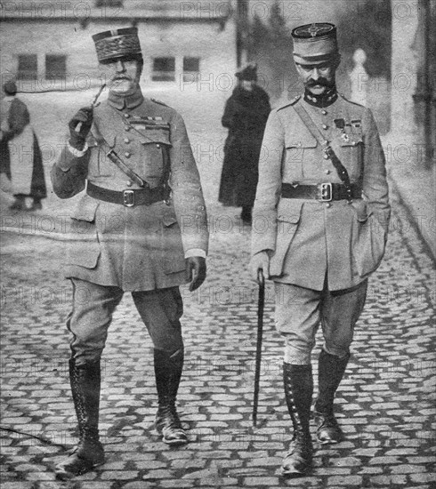 Conférence de Spa. Le Maréchal Foch...