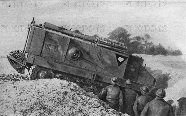 Test driving a tank and clearing trenches