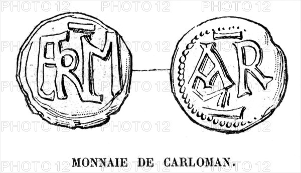 Coin of Carloman.