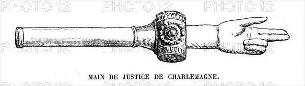 Main de Justice de Charlemagne.