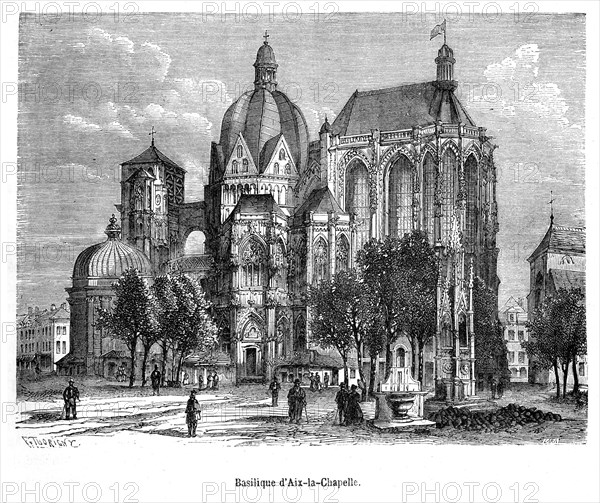 Basilica in Aix-la-Chapelle.
