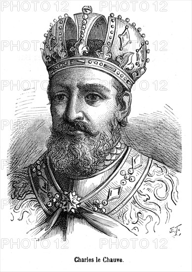 Portrait of Charles the Bald