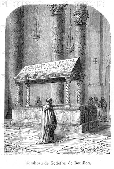 Tomb of Godfrey of Bouillon.