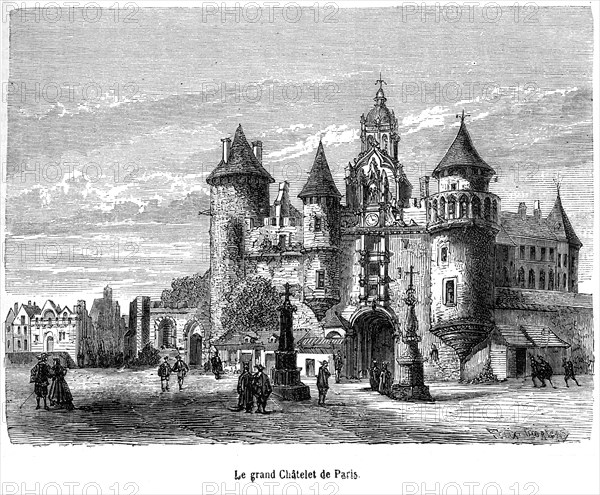 Le Grand Châtelet de Paris.