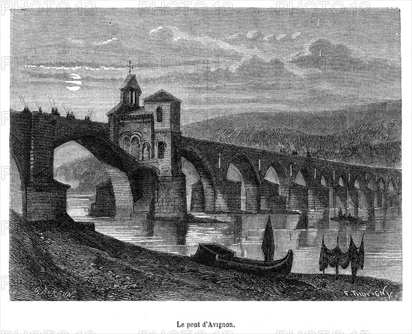 Le pont d'Avignon.