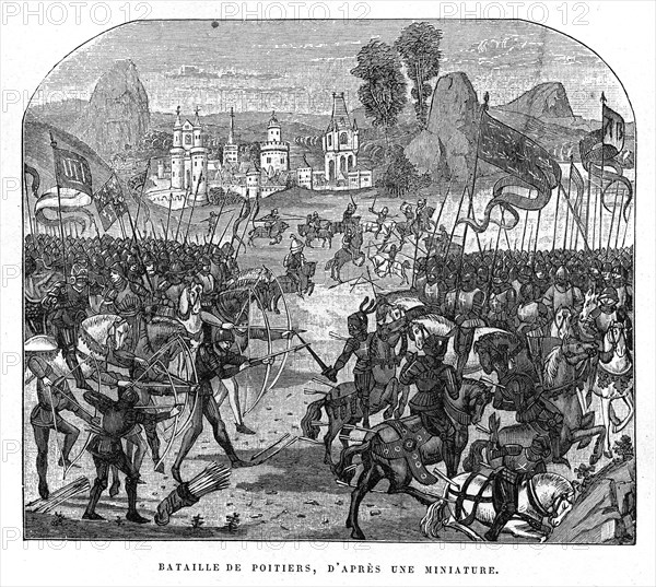 La bataille de Poitiers.