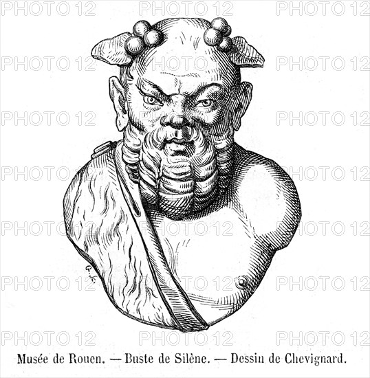 Bust of Silenus.