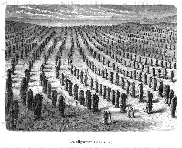 The Carnac stones.