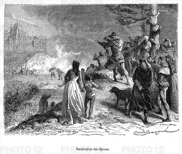 Persécution des lépreux.