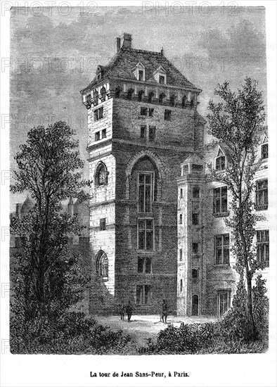 La tour de Jean Sans-Peur, à Paris. Le 10 septembre 1419, Jean Ier de Bourgogne, dit « Jean sans Peur », est assassiné lors d'une entrevue avec le dauphin (le futur Charles VII), sur le pont de Montereau par Tanguy du Châtel et Jean Louvet, proches conseillers du dauphin.
