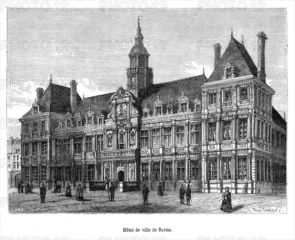 Hôtel de ville de Reims.