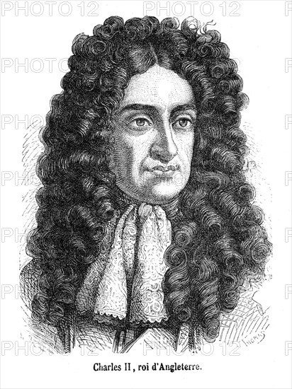 Charles II, roi d'Angleterre.