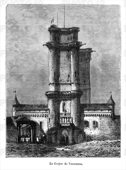 Le donjon de Vincennes.