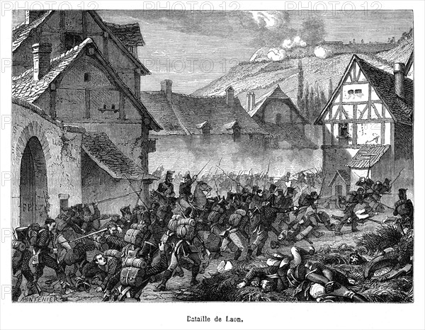 La bataille de Laon eut lieu le 9 et 10 mars 1814, entre l'armée française commandée par Napoléon et l'armée prussienne commandée par Gebhard Leberecht von Blücher.
