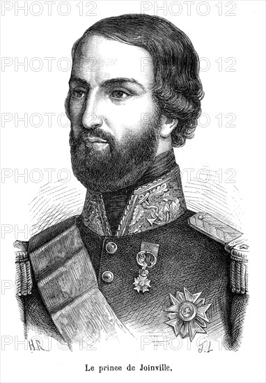 François Ferdinand d'Orléans (1818-1900), prince de Joinville, est le fils de Louis-Philippe Ier, roi des Français et de Marie Amélie de Bourbon, princesse des Deux-Siciles.