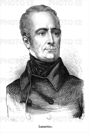 Alphonse Marie Louis de Prat de Lamartine, né à Mâcon le 21 octobre 1790 et mort à Paris le 28 février 1869, est un poète, un écrivain, un historien et un homme politique français. Il appartient au mouvement romantique (sa poésie lyrique incarne une idéalisation de la nature).