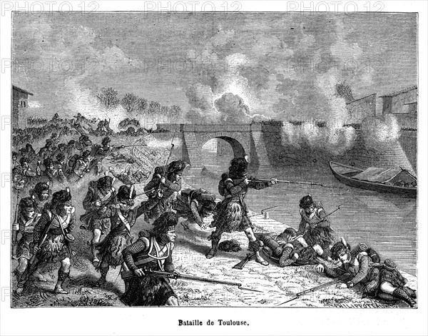 La bataille de Toulouse s'est déroulée le 10 avril 1814, de 6 heures à 21 heures, et opposa les troupes de l'armée impériale de Napoléon Ier aux troupes de la coalition anglo-hispano-portugaise, se soldant par une victoire défensive française, malgré la perte de la ville. La bataille a été livrée sur le seul territoire de la commune de Toulouse.