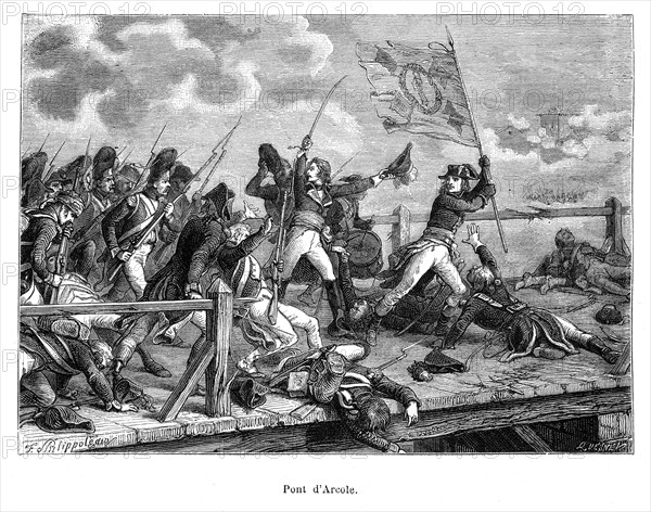 La bataille du Pont d'Arcole s'est déroulée du 15 au 17 novembre 1796. Elle opposa les 19 000 hommes de l’armée française sous les ordres de Napoléon Bonaparte, aux 24 000 hommes de l'armée autrichienne, commandée par le général Josef Alvinczy.