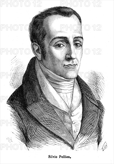 Silvio Pellico (Saluzzo, 1789 - Turin, 1854) est un écrivain et poète italien.