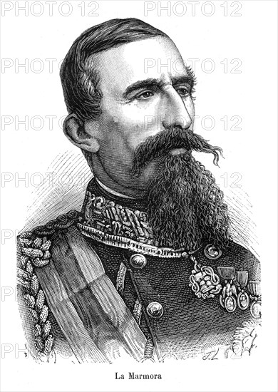 Alfonso Ferrero, marquis de La Marmora (né le 11 novembre 1804 à Turin - mort le 5 janvier 1878 à Florence) était un général et homme politique italien du XIXe siècle, qui fut l'un des principaux acteurs du Risorgimento.