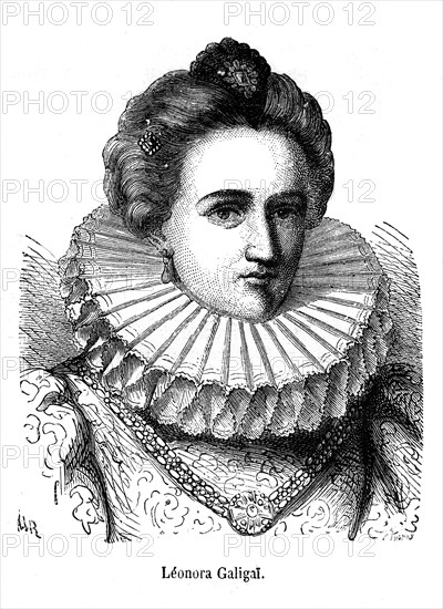 Léonora Galigaï. Léonora Dori (ou Dosi) dite Galigaï, maréchale d'Ancre, (vers 1571- 8 juillet 1617) était la sœur de lait de Marie de Médicis sur laquelle elle avait une forte influence.