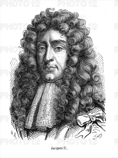 Jacques II. Jacques Stuart (James), né le 14 octobre 1633 au Palais St. James (Londres), mort le 16 septembre 1701 à Saint-Germain-en-Laye (Yvelines, France), était roi d'Angleterre (Jacques II d'Angleterre) et d'Écosse (Jacques VII d'Écosse) de 1685 à 1689.