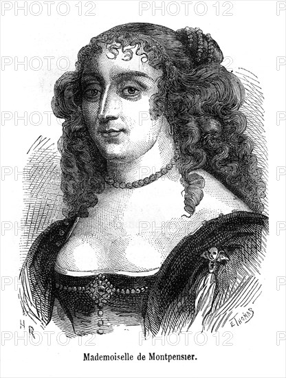 Mademoiselle de Montpensier. Anne Marie Louise d'Orléans (née le 29 mai 1627 - morte le 3 avril 1693) était une princesse de sang royal française, petite fille du roi Henri IV. Fille de Gaston d'Orléans et de Marie de Bourbon, duchesse de Montpensier, elle était la cousine germaine de Louis XIV. Grande Mademoiselle.