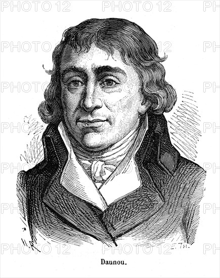 Pierre Claude François Daunou est un homme politique, archiviste et historien français, secrétaire perpétuel de l'Académie des inscriptions et belles-lettres, né à Boulogne-sur-Mer (Pas-de-Calais) le 18 août 1761 et mort à Paris le 20 juin 1840.