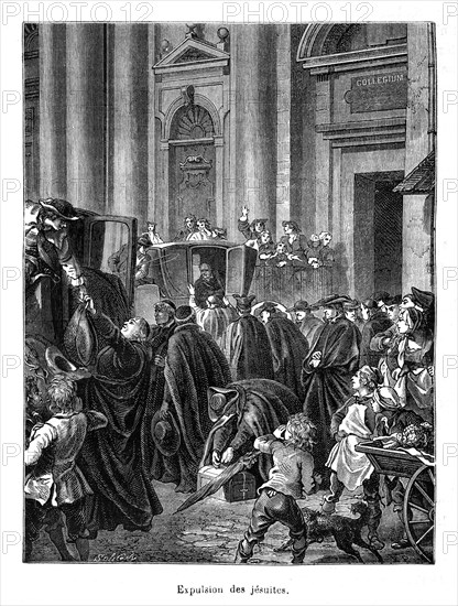 Expulsion des Jésuites.