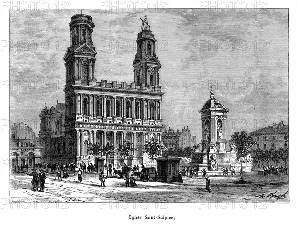 Paris. Eglise Saint-Sulpice.