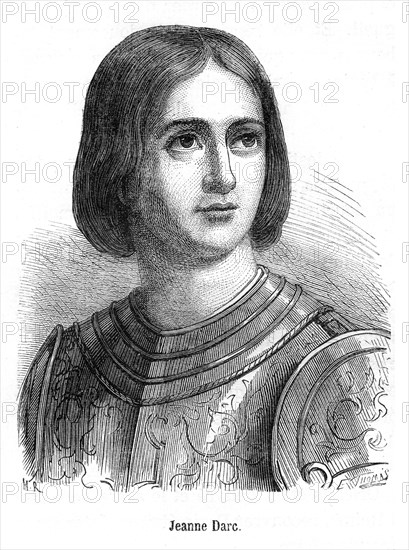 Jeanne d'Arc, surnommée la Pucelle d'Orléans, est une figure emblématique de l'histoire de France. Au début du XVe siècle, elle mène victorieusement les troupes françaises contre les armées anglaises, levant le siège d'Orléans, conduisant le Dauphin Charles VII de France au sacre à Reims et contribuant ainsi à inverser le cours de la guerre de Cent ans.
Elle est finalement capturée par les Bourguignons à Compiègne, vendue aux Anglais et condamnée au bûcher en 1431 après un procès en hérésie. Entaché de nombreuses et importantes irrégularités, ce procès est cassé par le pape Calixte III en 1456, et un second procès en réhabilitation conclut à son innocence et l'élève au rang de martyre. Elle est béatifiée en 1909 et canonisée en 1920. Elle est l'une des trois saintes patronnes de la France.